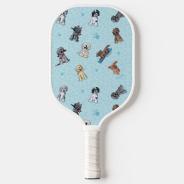 KiniArt Goldendoodle DoodleMoji Pickleball Schläger