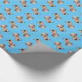 KiniArt Goldendoodle Geschenkpapier (Ecke)