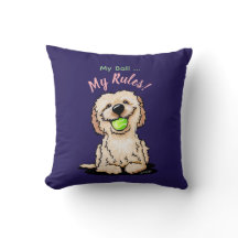 KiniArt Goldendoodle MY BALL