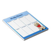KiniArt Goldendoodle Planner Notepad Notizblock (angewinkelt)