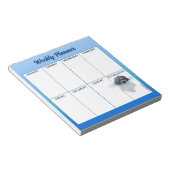 KiniArt Goldendoodle Planner Notepad Notizblock (angewinkelt)