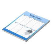 KiniArt Goldendoodle Planner Notepad Notizblock (Rotiert)