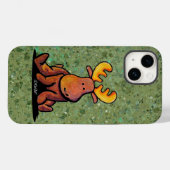 KiniArt Groovy Moose Case-Mate iPhone Hülle (Rückseite (Horizontal))