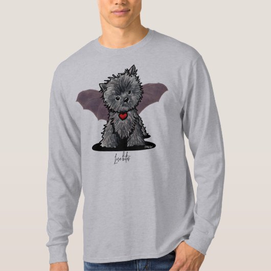 KiniArt Halloween Affenpinscher T - Shirt (Vorderseite)
