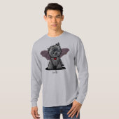 KiniArt Halloween Affenpinscher T - Shirt (Vorne ganz)