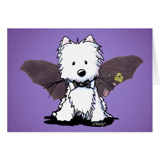 KiniArt Halloween Westie Terrier (Vorderseite (Horizontal))