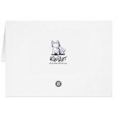 KiniArt Halloween Westie Terrier (Rückseite Horizontal)