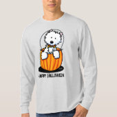 KiniArt Halloween Westie Terrier T - Shirt (Vorderseite)