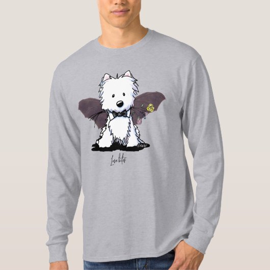 KiniArt Halloween Westie Terrier T - Shirt (Vorderseite)