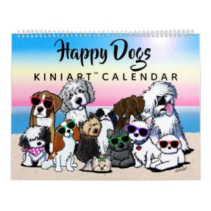KiniArt Happy Dogs Kalender