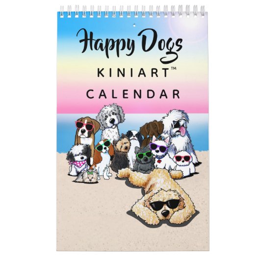 KiniArt Happy Hogs Kleiner Kalender (Titelbild)