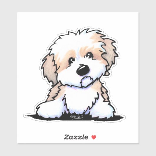 KiniArt Havanese Aufkleber (Blatt)