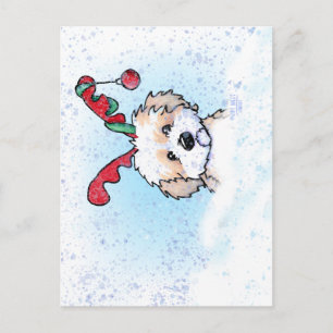 KiniArt Havanese Custom Christmas Postkarten