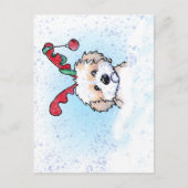 KiniArt Havanese Custom Christmas Postkarten (Vorderseite)