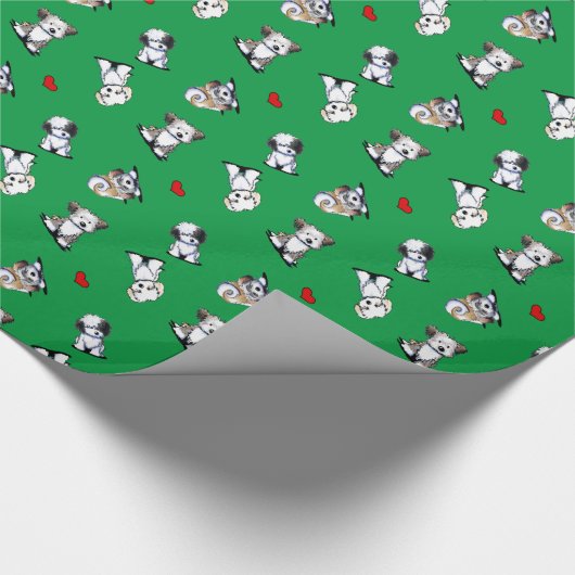 KiniArt Havanese Geschenkpapier (Ecke)
