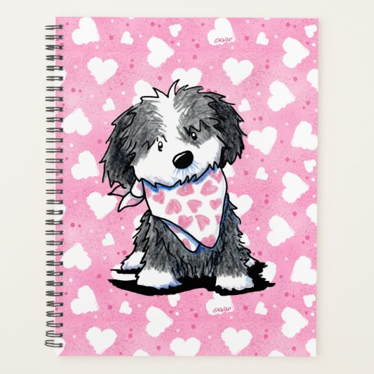 KiniArt Havanese Hearts Planner Planer (Vorderseite)