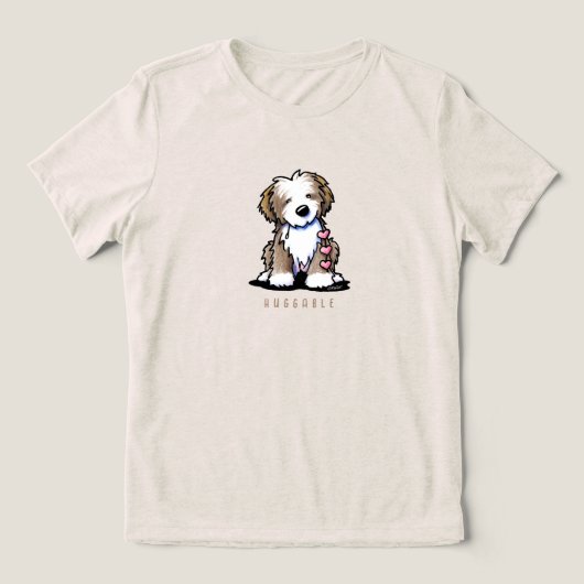 KiniArt™ Havanese Heartstrings Tri-Blend Shirt (Design Vorderseite)