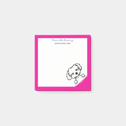 KiniArt Havanese Notes Post-it Klebezettel (Vorderseite)