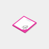KiniArt Havanese Notes Post-it Klebezettel (angewinkelt)