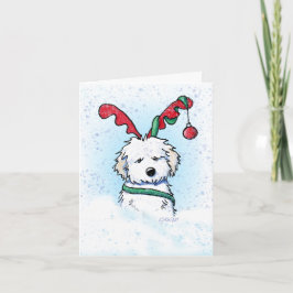 KiniArt Havanese Rentier Karte