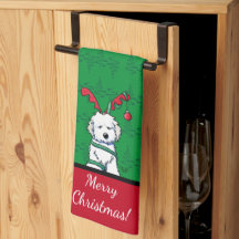 KiniArt Havanese Rentier Weihnachten