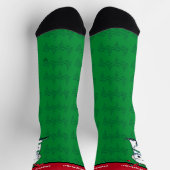 KiniArt Havanese Rentier Weihnachten Socken (Oben)