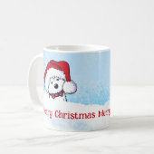 KiniArt Havanese Weihnachten Kaffeetasse (Vorderseite Links)