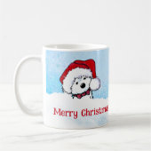 KiniArt Havanese Weihnachten Kaffeetasse (Links)