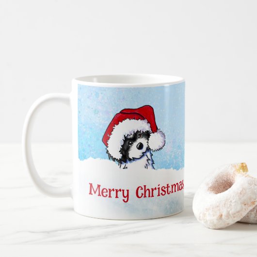 KiniArt Havanese Weihnachten Kaffeetasse (Mit Donut)