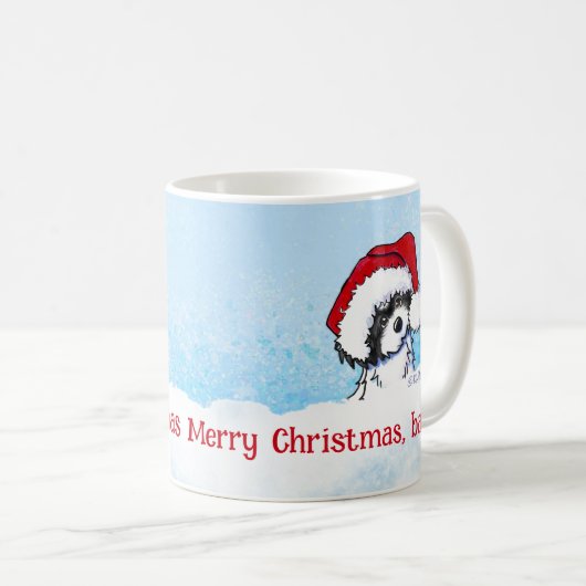 KiniArt Havanese Weihnachten Kaffeetasse (VorderseiteRechts)