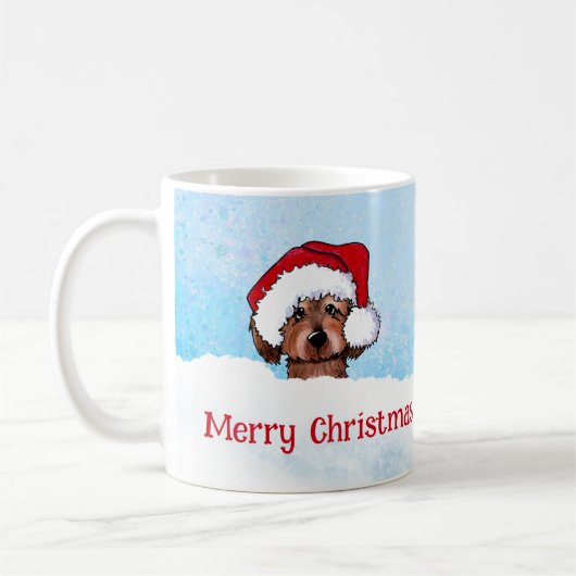 KiniArt Havanese Weihnachtskaffee Tasse (Links)