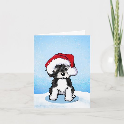 KiniArt Havanese Weihnachtskarte Dankeskarte (Vorderseite)
