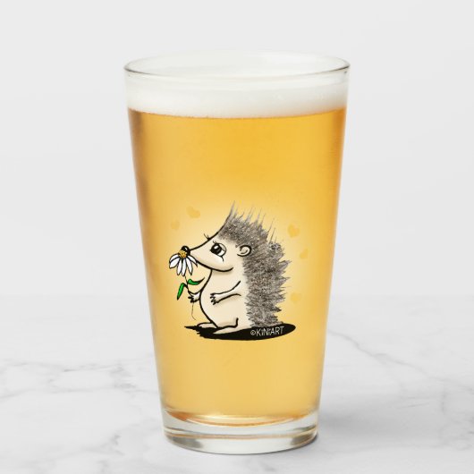 KiniArt Hedgie Glas (Vorne (Gefüllt))