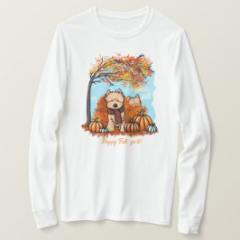 KiniArt Herbst Cairn Terriers T - Shirt