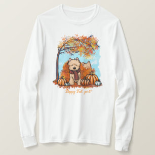 KiniArt Herbst Cairn Terriers T-Shirt
