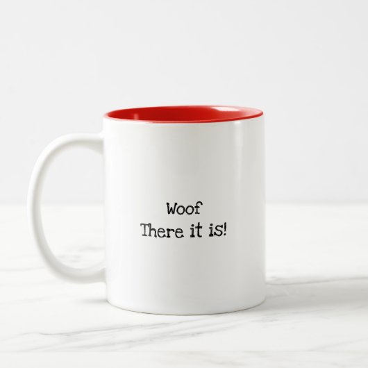 KiniArt Hip Hop Westie Zweifarbige Tasse (Links)