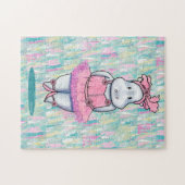 KiniArt Hippo Ballerina Puzzle (Horizontal)