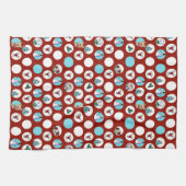 KiniArt Hogs Snowman Weihnachten Handtuch (Horizontal)