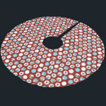 KiniArt Hogs Snowman Weihnachten Polyester Weihnachtsbaumdecke<br><div class="desc">KiniArt Hunde und Schneemann Weihnachtsdesign von Contemporary PUP Artist,  Kim Niles. © Kim Niles,  KiniArt™ - ALLE Rechte vorbehalten.</div>