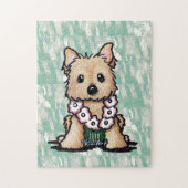 KiniArt Hula Girl Cairn Terrier Puzzle (Vertikal)