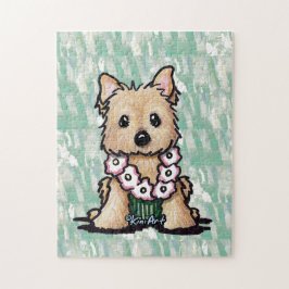 KiniArt Hula Girl Cairn Terrier Puzzle