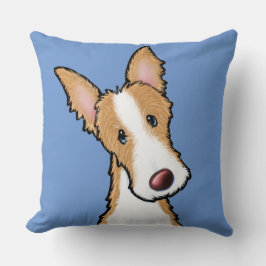 KiniArt Ibizan Hound Throw Pillow Kissen