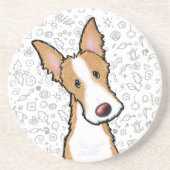 KiniArt Ibizan Hound Untersetzer (Vorne)