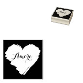 KiniArt Italienisches Herz Gummistempel (Stempel)