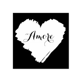 KiniArt Italienisches Herz Gummistempel