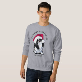 KiniArt Japanisches Chin Weihnachten Sweatshirt