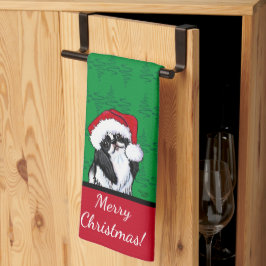 KiniArt Japanisches Kinn Weihnachten Geschirrtuch