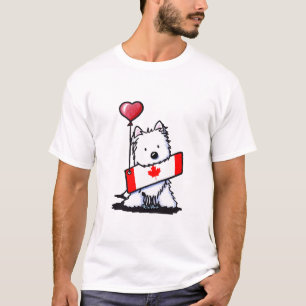 KiniArt kanadischer Westie T-Shirt