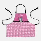 KiniArt Kitten All-over Print Kid's Schürze (Vorderseite)