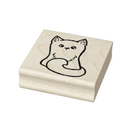 KiniArt Kitten Rubber Briefmarke Gummistempel
